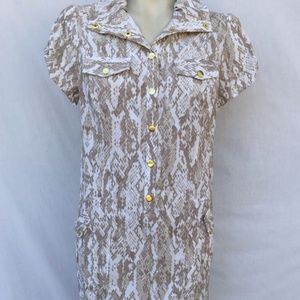 Chico's Snake Print Dress